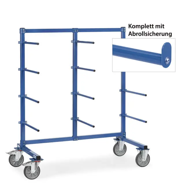 Fetra Tragarmwagen 46AS gerade, einseitig, Abrollsicherung Länge: 2200 mm Top-Seller