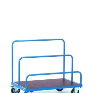 Expressversand Fetra Plattenwagen, Holzplattform, für Einsteckbügel Ladeflächenlänge: 1600 mm