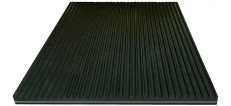 Preisknaller KLOTZtechnics Gummimatte Knorke®Rib 1, 10 m Maße: 1200 x 3 mm