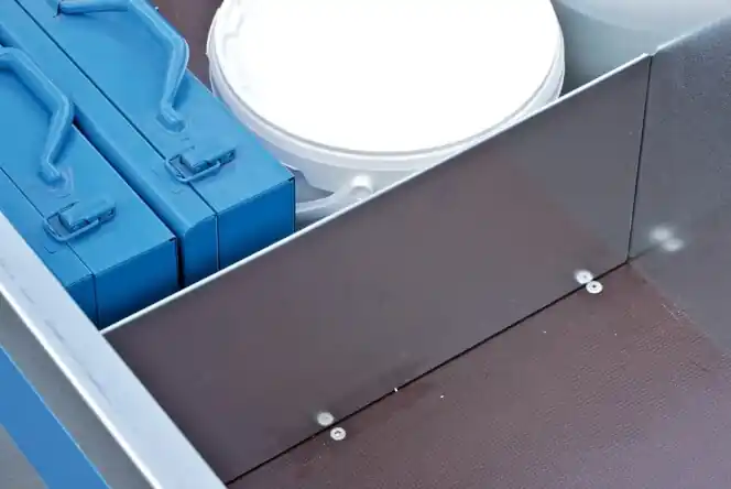 Neuheit LogicLine Fachteiler BB, CB, PB individuelle Aufteilung des Innenraums der Box, Höhe 165mm