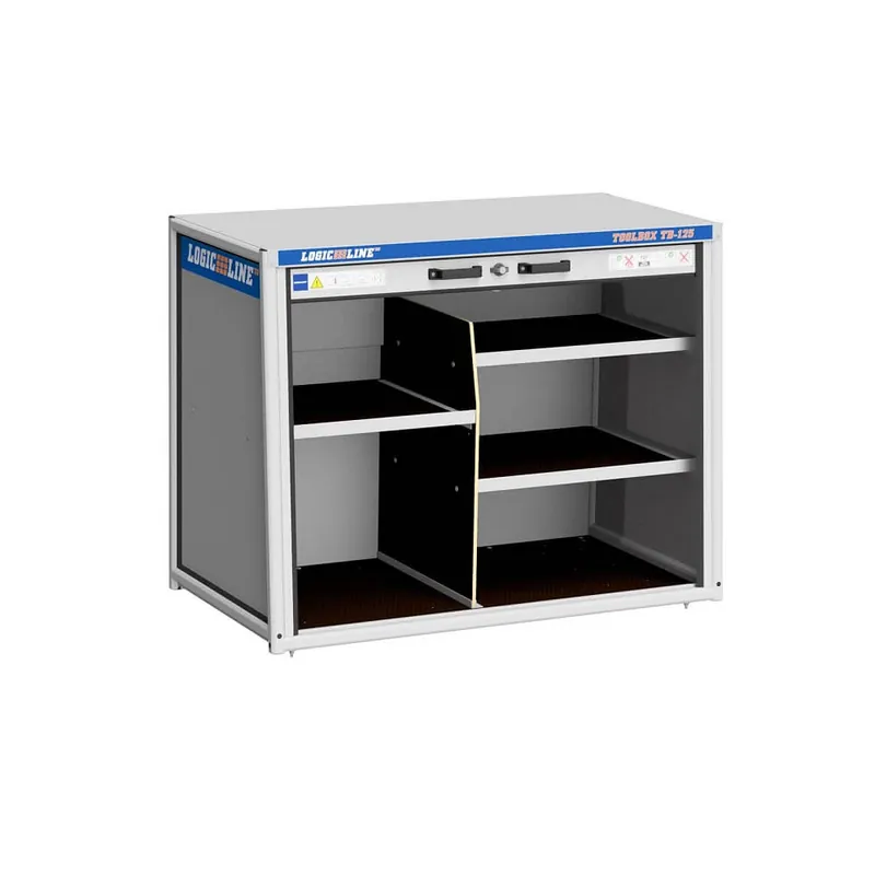 Heißes Angebot LogicLine Fachsystem 2 TB-125 mit rutschhemmender Boden und Stoppleiste