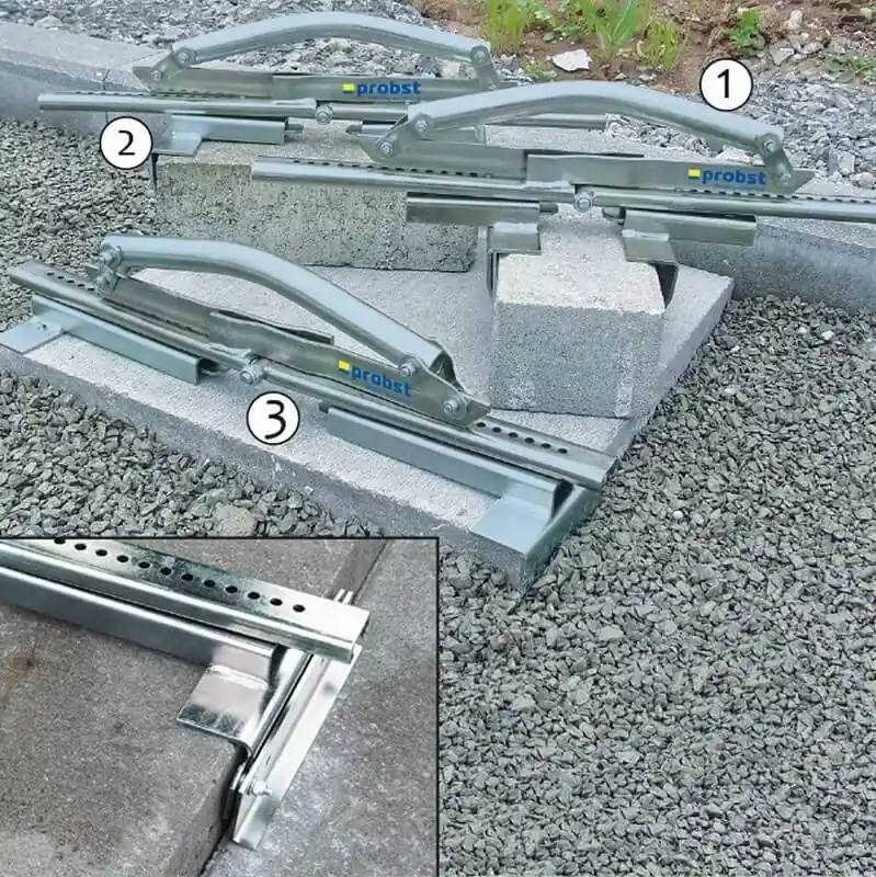 Neu PROBST Plattenheber-Set PPH-S-10/62it 3 Satz Klammerbacken