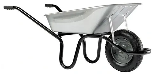 Sofort Bestellen profibau Schubkarre Aktiv Premium 100 l verzinkt - Luftrad Nutzlast: 150 kg