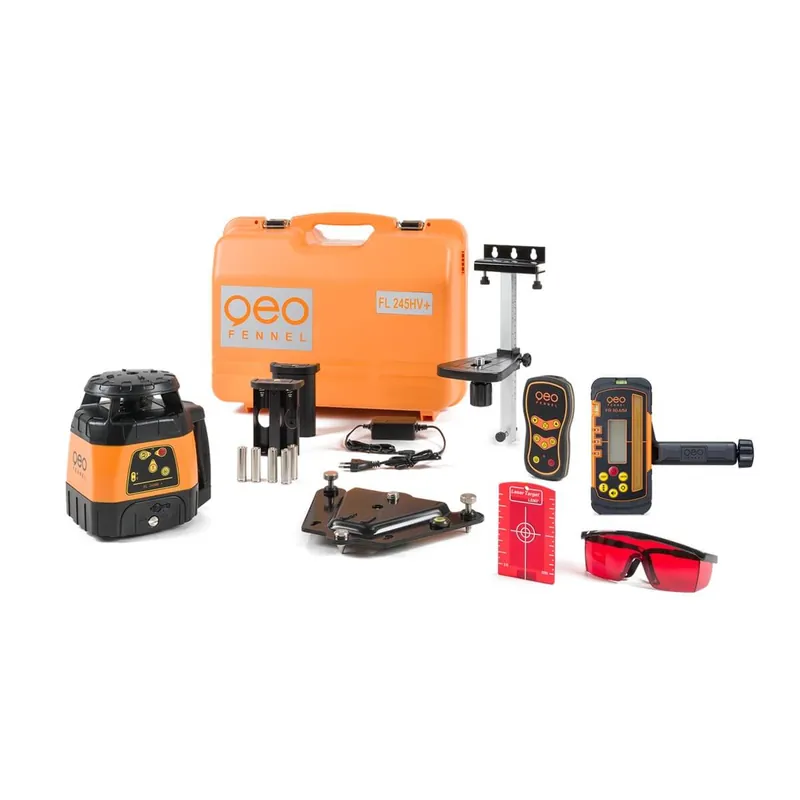 Sofort Bestellen geo-FENNEL Rotationslaser FL 245HV+ mit Empfänger FR80-MM
