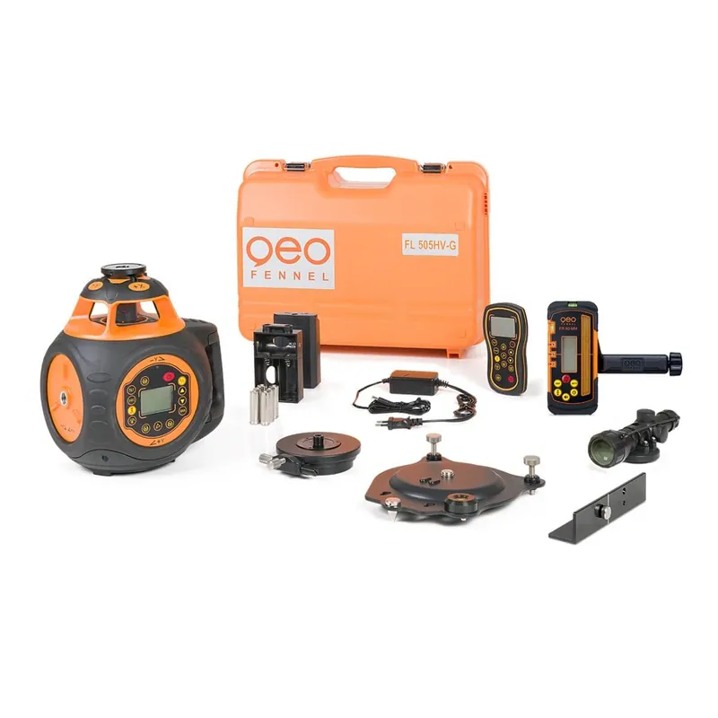 geo-FENNEL Rotationslaser FL 505HV-G mit Empfänger FR80-MM Saisonangebot
