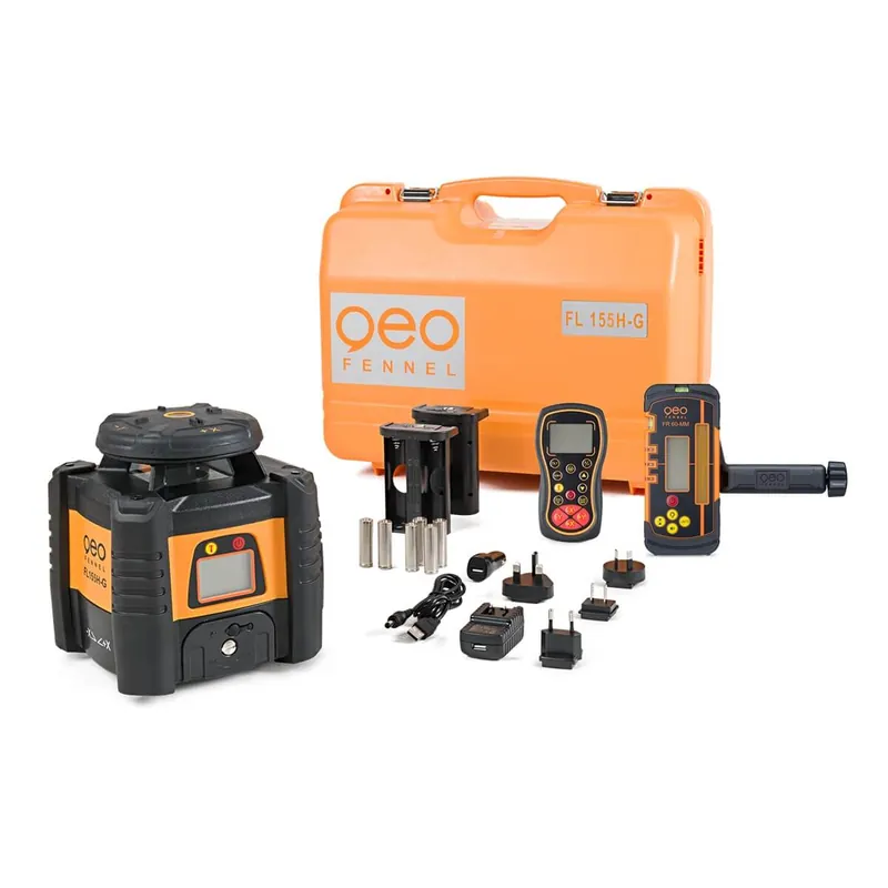 geo-FENNEL Rotationslaser FL 155H-G mit Empfänger FR60-MM Mega-Angebot