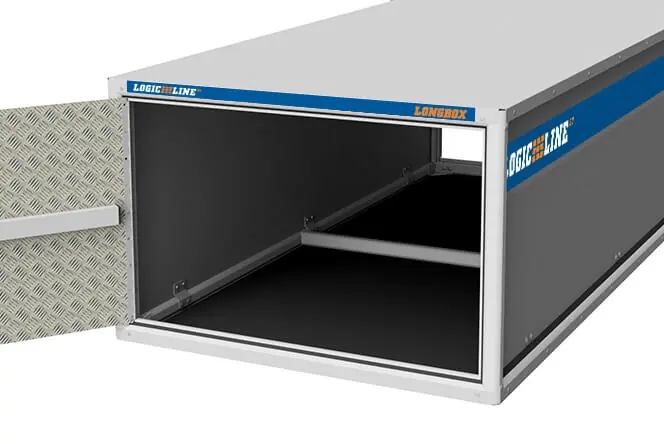 LogicLine Bodenplatte inkl. Antirutschmatte für LongBox LB-200 Bodenplatte Stahlblech verz Abverkauf