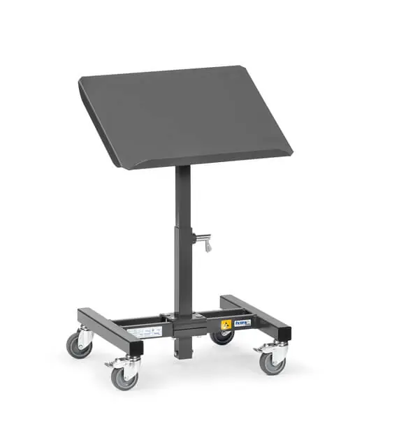 Sonderaktion Fetra ESD-Materialständer 1891 Ladefläche 510 x 410 mm, Tragkraft 150 kg