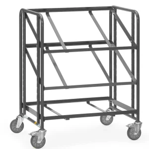Fetra ESD-Eurokastenwagen 9390 offener Rahmen, neigbar, Tragkraft 250 kg Ausverkauf