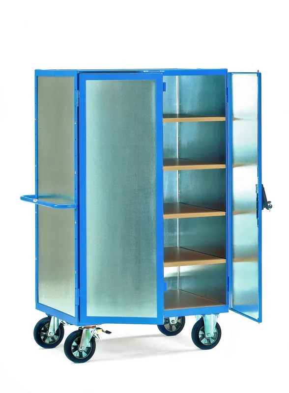 Begrenztes Angebot Fetra Kastenwagen, Stahlblech, 5 Böden Größe: 1370 x 845 mm