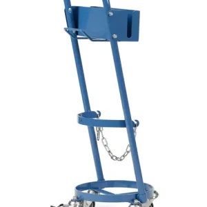 Top-Angebot Fetra Stahlflaschenroller 51300 T-S, H: 970 mm, mit Haken, Tragkraft 80 kg