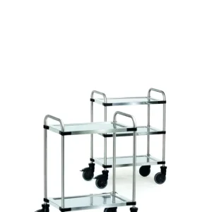 Fetra Edelstahlwagen 5038, 3 Etagen, Tragkraft 150 kg Abverkauf