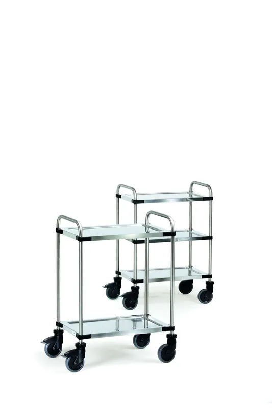 Fetra Edelstahlwagen 5038, 3 Etagen, Tragkraft 150 kg Abverkauf