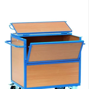 Bestseller Fetra Holzkastenwagen mit Deckel Größe: 1200 x 800 mm