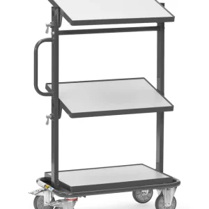Fetra ESD-Beistellwagen 92911 mit Böden, neigbar, Tragkraft 200 kg Sonderaktion