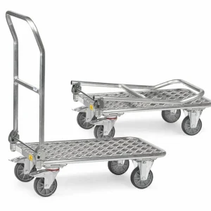 Bestpreis Fetra ESD-Aluklappwagen, Schiebebügel klappbar  Größe: 600 x 900 mm