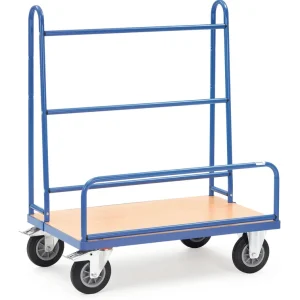 Billig Fetra Plattenwagen, Holzplattform, mit Rohrbügel Größe: 1070 x 810 mm
