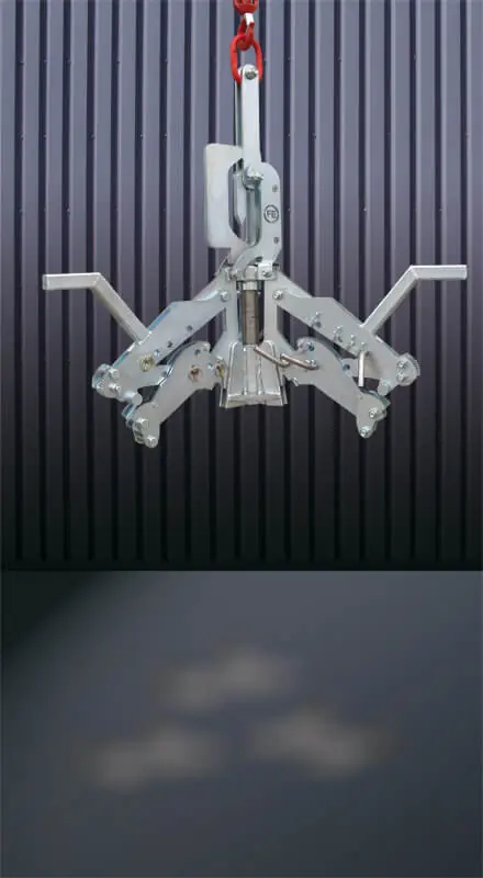 Eichinger Schachtringgreifer 1067.1, Stahl, 625 - 1500 mm, automatische Entriegelung Neu Im Sortiment