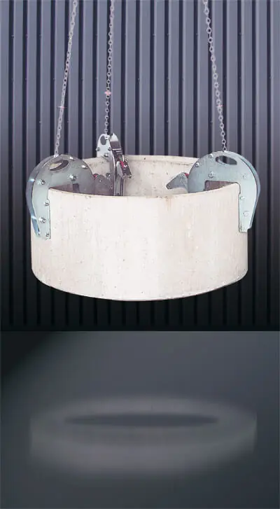 Eichinger Schachtringklemme 1063, 5000 kg, Spannbereich 100-220 mm, Kette 2,90 m Ausführung: Spannbereich 100-220 mm Top-Angebot
