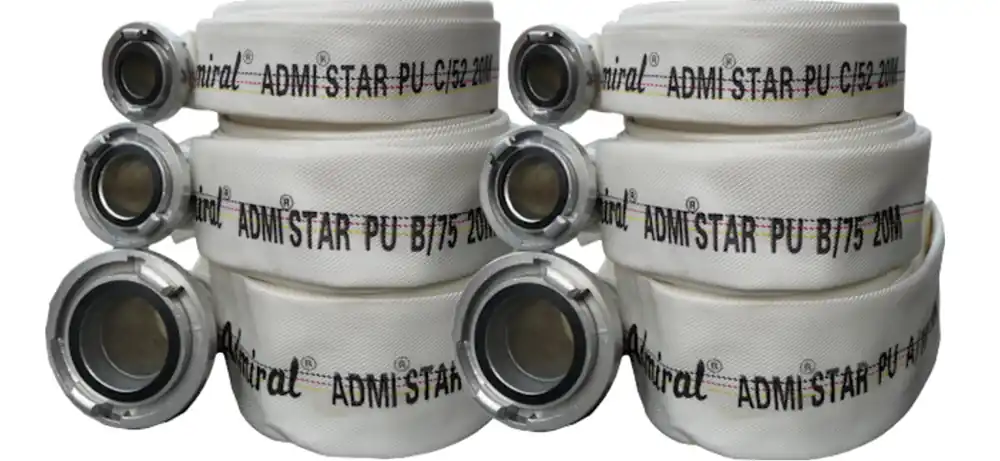 KLOTZtechnics Industrie-Bauschlauch Admi®Star PU, mit Kupplung Ausführung: A 4 Zoll - 102 mm, Länge 20 m Top-Seller