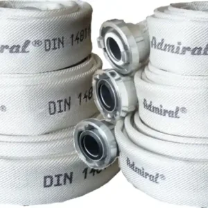Schneller Versand KLOTZtechnics Feuerwehrschlauch Admi®Star DIN 14811, m. Kupplung Ausführung: B 3 Zoll - 75 mm, Länge 30 m