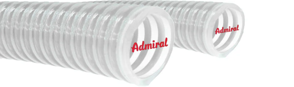 KLOTZtechnics PVC-Spiral-Saugschlauch Admi®Bianco Food,o.Kupplg. Ausführung: 4 Zoll - 100 mm, Länge 25 m Aktuell