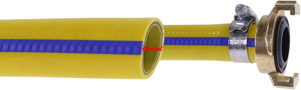 Direktkauf KLOTZtechnics 5-Lagen-Wasserschlauch Admiral®Profiflex®,o. Kupplung  Ausführung: 1 1/4 Zoll - 32 mm, Länge 25 m