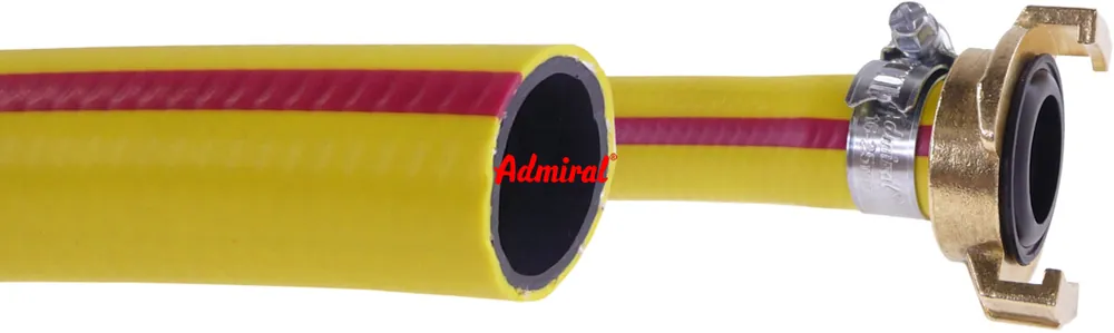 Neu Im Sortiment KLOTZtechnics Wasserschlauch Admiral®Florador, mit Kupplung Ausführung: 1 Zoll - 25 mm, Länge 50 m