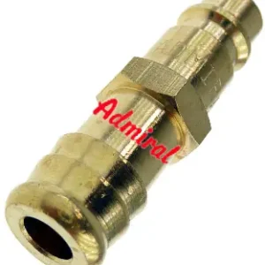 KLOTZtechnics Messing-Stecknippel Admi®AirStick V mit Tülle Durchmesser: 1/2 Zoll - 13 mm Versand Am Gleichen Tag