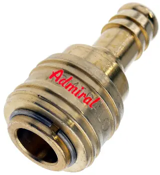 KLOTZtechnics Messing-Steckkupplung Admi®AirStick M mit Tülle Durchmesser: 1/2 Zoll - 13 mm Günstig