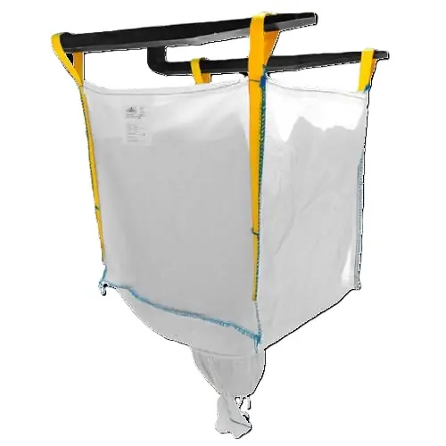 DESABAG Big Bag für Schüttgut unbeschichtet, unbedruckt,Ein-/Auslauf, 90 x 90 x 90 cm Schneller Versand