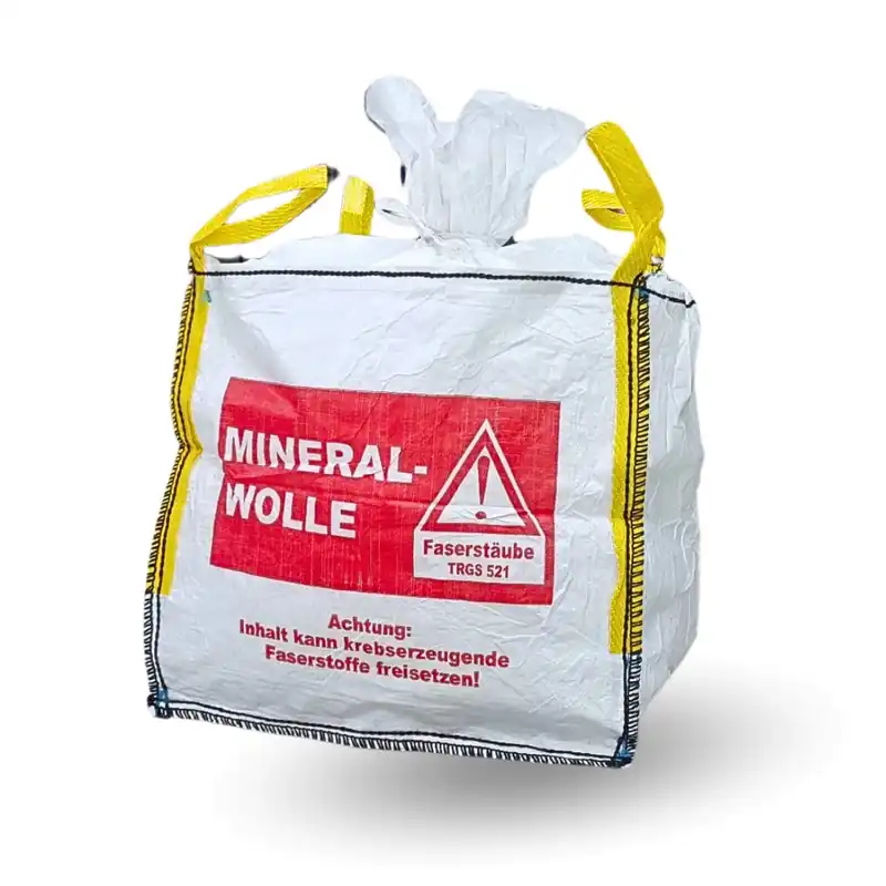 Preisknaller DESABAG Big Bag XL für Mineralwolle, beschichtet, Schürze, 70 x 70 x 70 cm