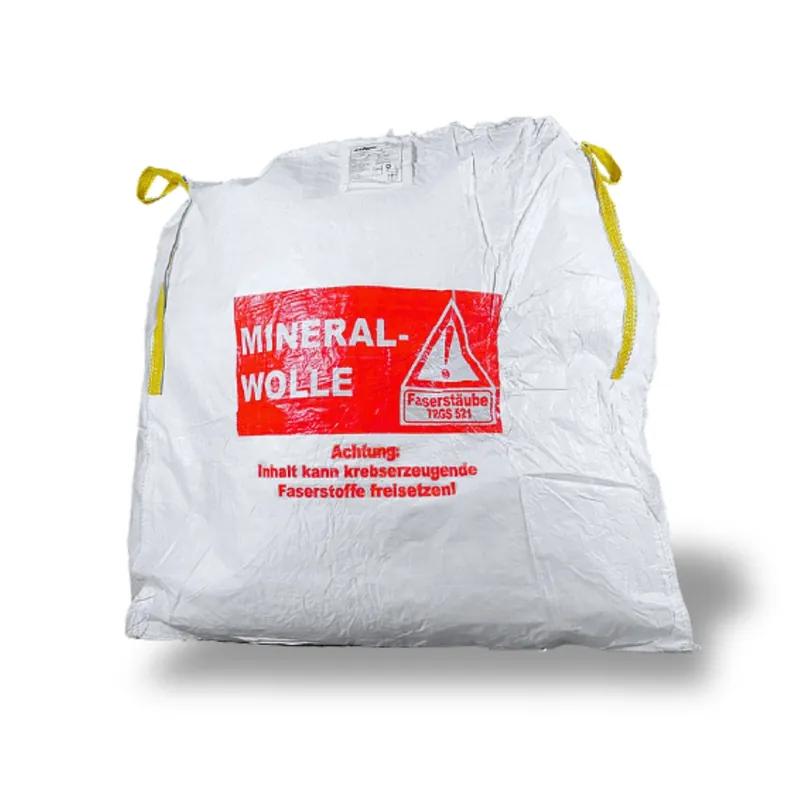 Sonderangebot DESABAG Big Bag für Mineralwolle, beschichtet, Hebeschlaufen, 135 x 135 x 130 cm
