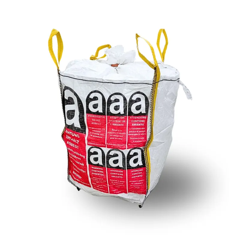 Nur Für Kurze Zeit DESABAG Big Bag beschichtet, bedruckt, Warndruck Asbest, beschichtet, Schürze, geschl. Boden, 70 x 70 x 90 c
