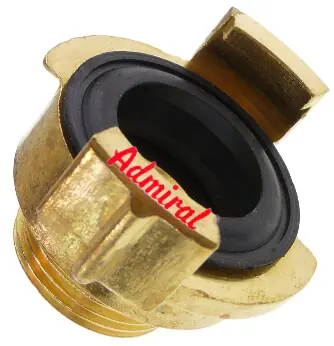 KLOTZtechnics Messing-Schnellkupplung Admi®Quick Außengewinde Gewinde: 1 1/2 Zoll AG Beliebt