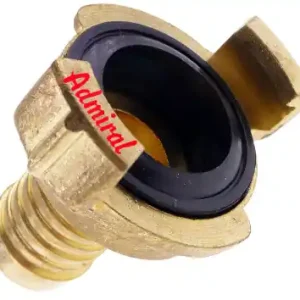 KLOTZtechnics Messing-Schnellkupplung Admi®Quick mit Tülle Durchmesser: 1 1/2 Zoll - 38 mm Finale Aktion