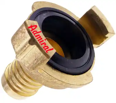 KLOTZtechnics Messing-Schnellkupplung Admi®Quick mit Tülle Durchmesser: 1 1/2 Zoll - 38 mm Finale Aktion
