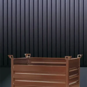 Neu Eichinger Vollwand-Stapelpalette 1316.8, mit Klappe, 1500 x 1000 x 750 mm, verzinkt Ausführung: 1500 x 1000 x 750 mm