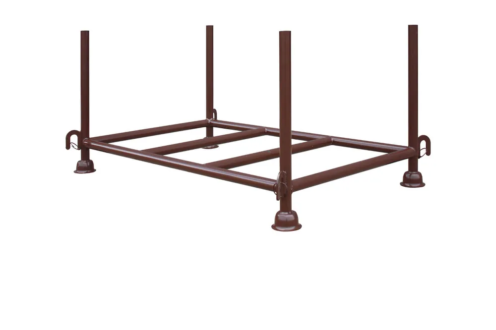 Begrenztes Angebot Eichinger Stapelgestell 1311.8, 1200 x 800 x 750 mm, mit Kranhaken/Sicherungsklammern, verzinkt Ausführung: 1200 x 800 x 750 mm