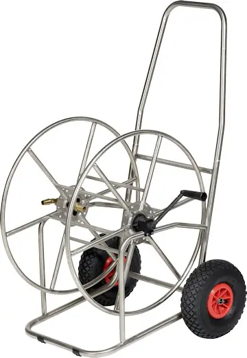 KLOTZtechnics Edelstahl-Schlauchwagen Admi®Depot für 80 / 50 / 25 m Versand Am Gleichen Tag