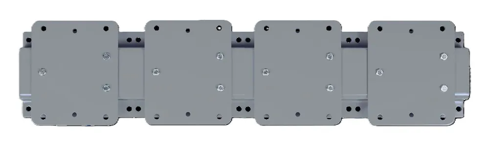 Abverkauf Pneutec Montageplatte für 4 Schlauchaufroller der BR 9/E