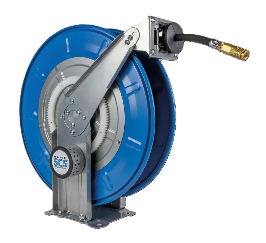 Begrenztes Angebot Pneutec Schlauchaufroller automatisch, DN 10, 20 m Gummischlauch für Luft
