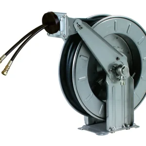 Preis Gesenkt Pneutec Schlauchaufroller automatisch, Edelstahl, DN 10/10, 10 m Doppelschlauch