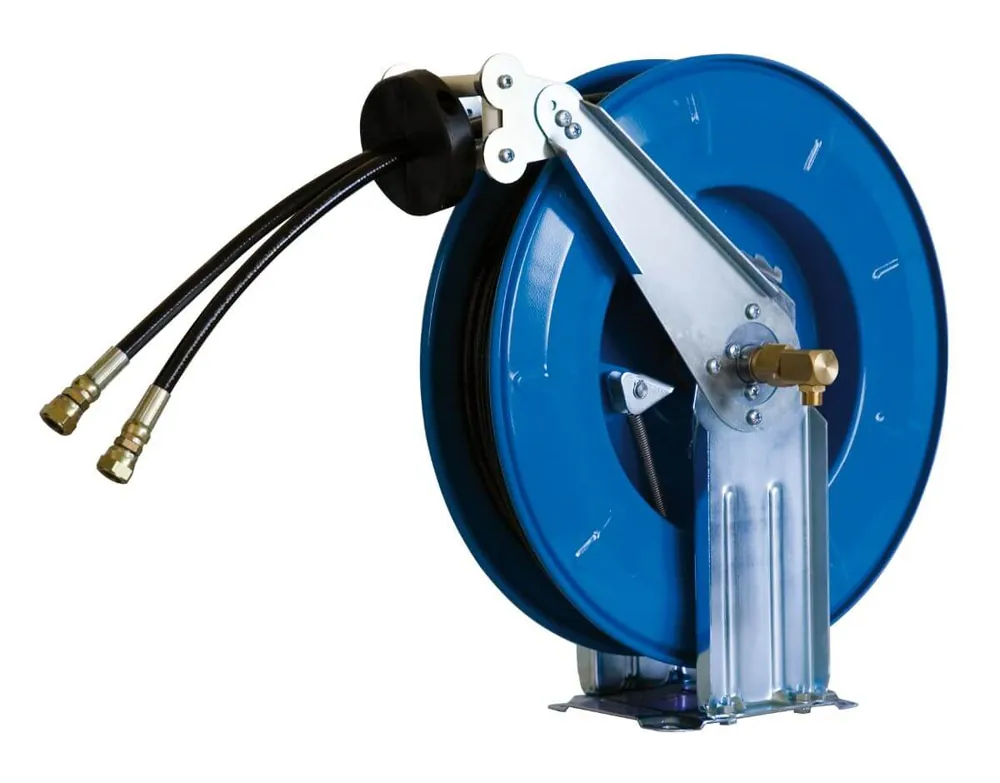 Günstig Pneutec Schlauchaufroller automatisch DN 8/8, 10 m Doppelschlauch