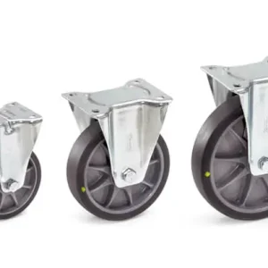 Fetra Bockrolle mit TPE-Bereifung elektrisch leitfähig  Radgröße: 200 x 40 mm Preisreduziert