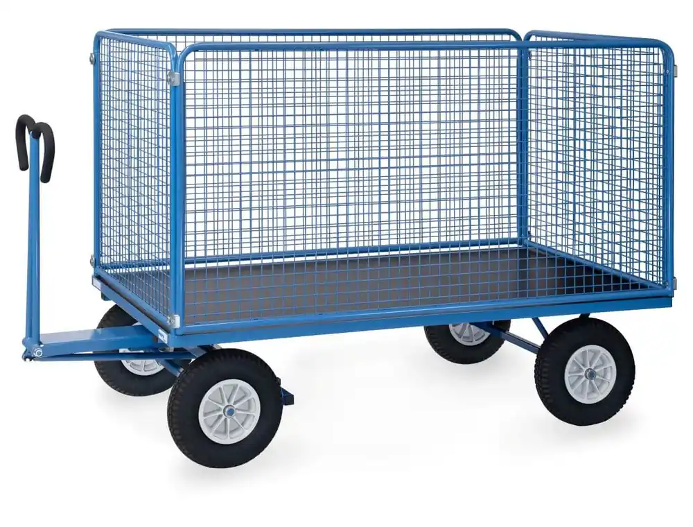 Fetra Handpritschenwagen P, Drahtgitterwand 1 m Größe: 995 x 1935 mm,750 kg Preisknaller