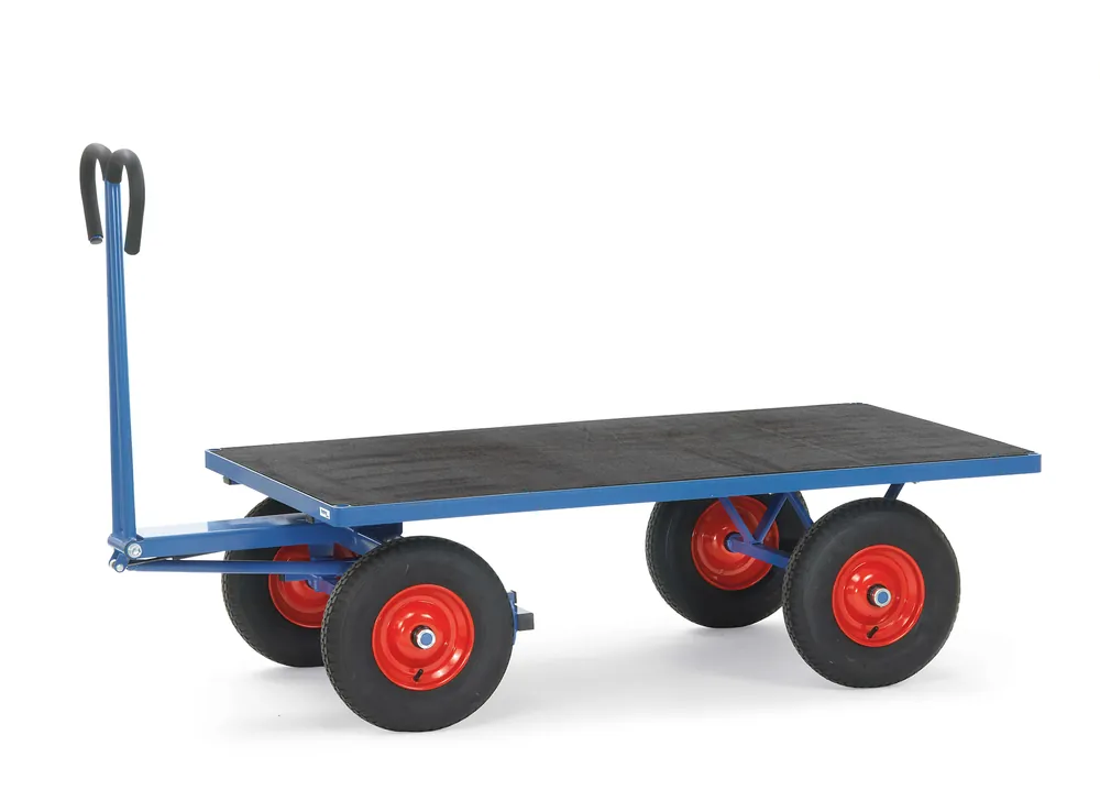 Zertifiziert Fetra Handpritschenwagen VZ mit Zugöse, Plattform Größe: 2000 x 1000 mm, 1250 kg