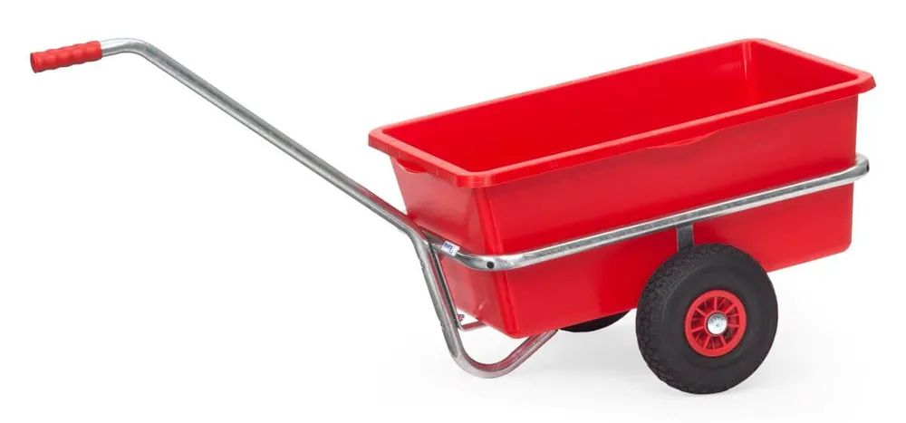 Fetra Handwagen 6101L Kasten herausnehmbar, Stahlrohr feuerverz., 750x425mm, für 200kg Aktuell