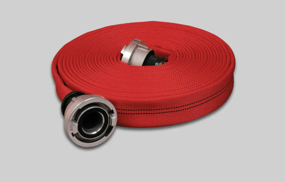 OSW Feuerlöschschlauch Syntex COLOR Extra L2 rot mit Kupplungen B/75 Länge: 35 m Highlight