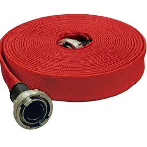 Zertifiziert OSW Feuerlöschschlauch Syntex COLOR L1 rot mit Kupplungen C/52 Länge: 30 m